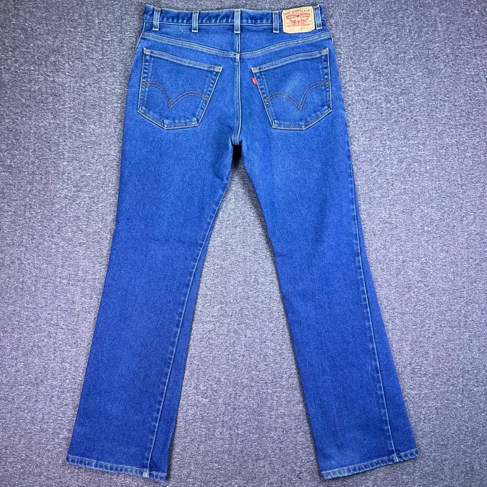 Levis 517 Jeans Men 35x32 Blue Bootcut Denim Western Cowboy Rodeo Retro Tag38x34